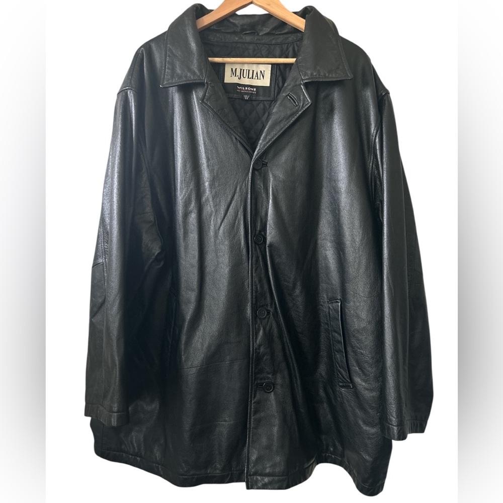 Genuine Leather Vintage M.Julian Wilson’s Leather Jacket 90s Y2K Size 2X